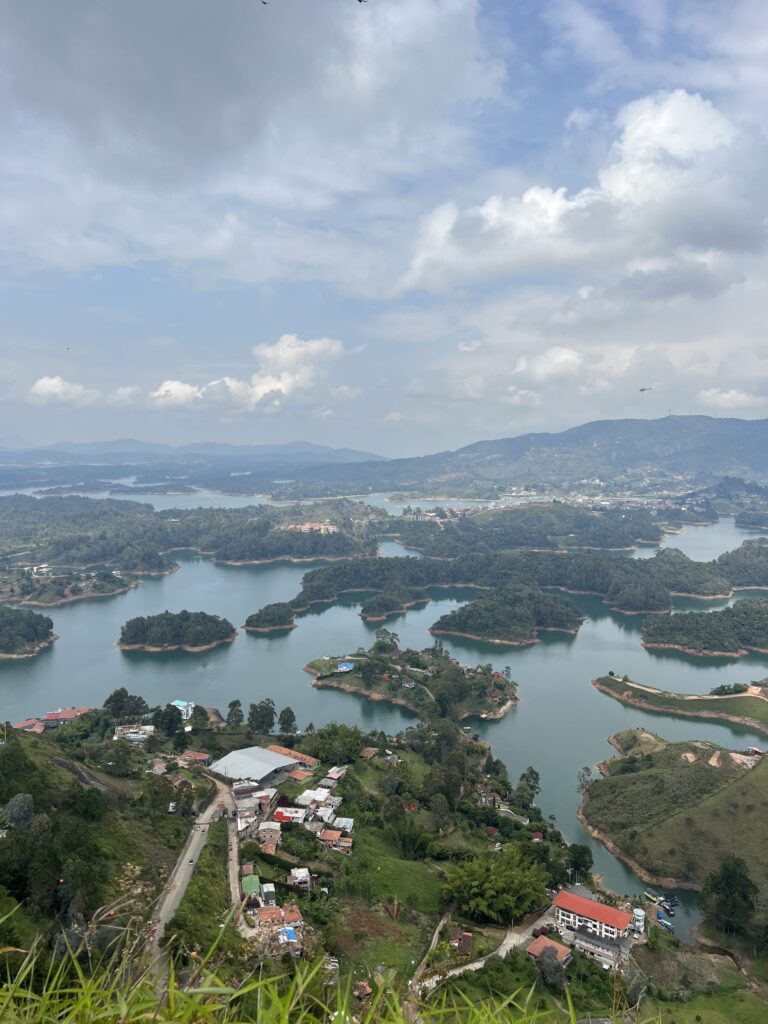 View from the top of El Penol Rock